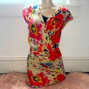 Rachel Roy Floral Wrap Dress , XS